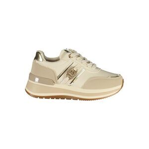 Laura Biagiotti Beige Polyurethane Women Women's Sneaker
